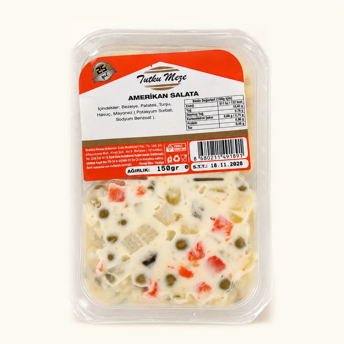 Amerikan Salata ambalajı