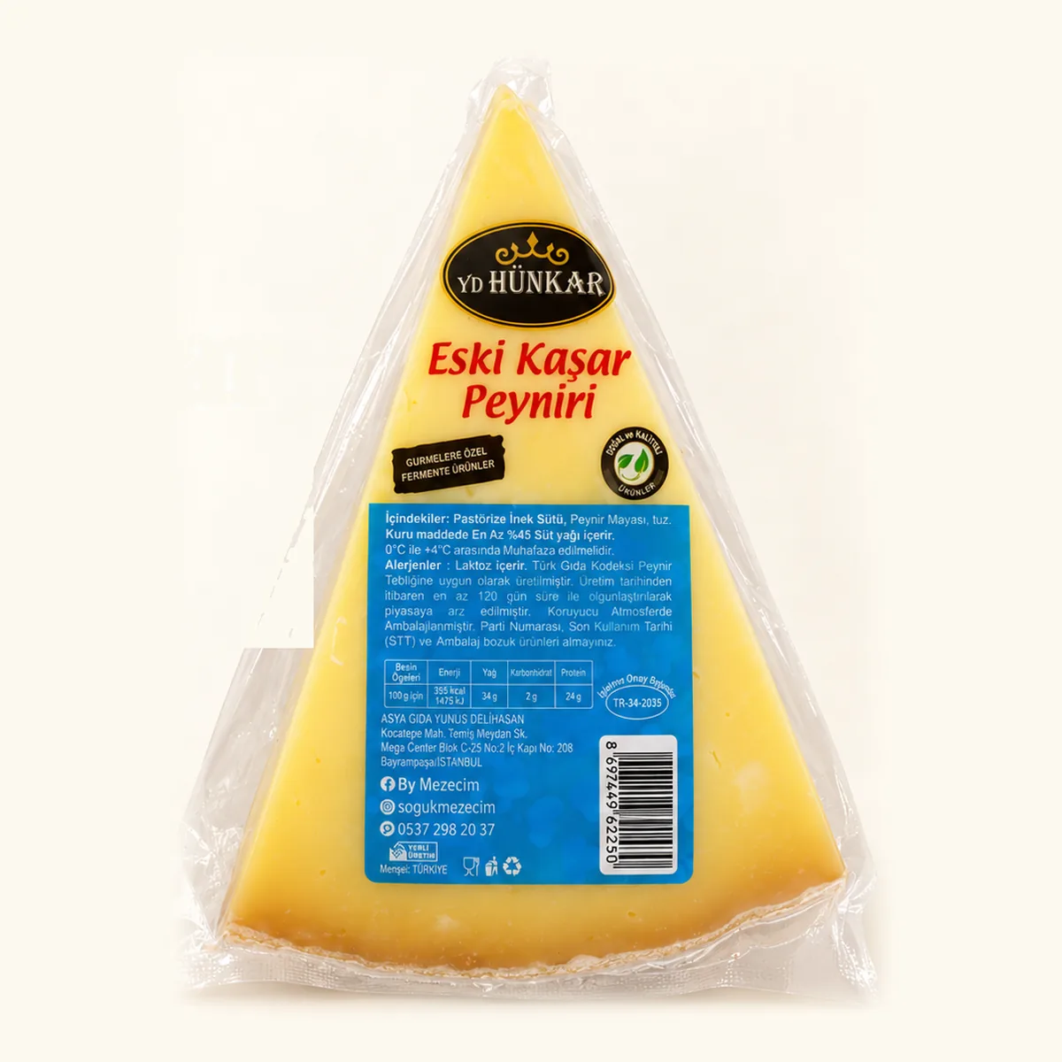 Eski Kaşar Peyniri (Üçgen) ambalajı
